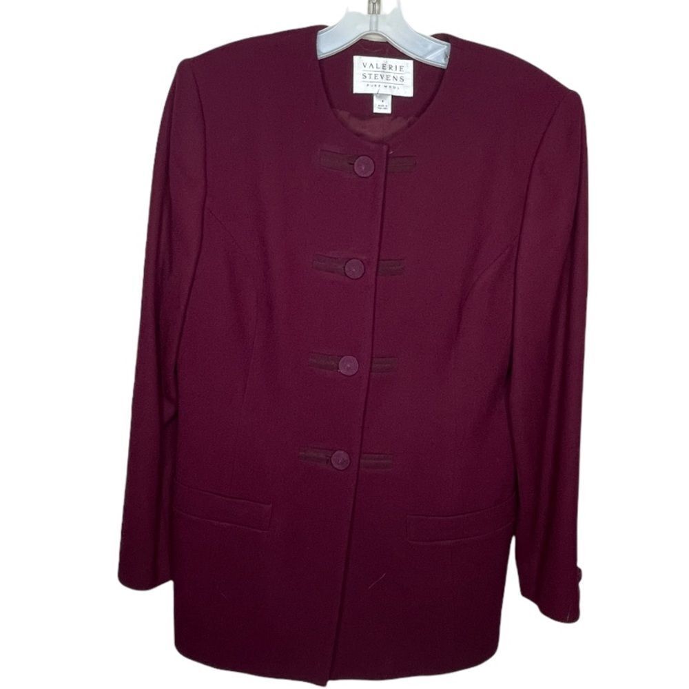 Valerie Stevens Wool Suit Jacket